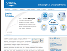 Tablet Screenshot of criticalkey.com